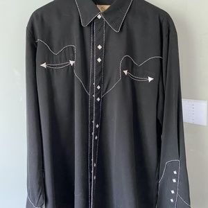 Scully Button Down Western Shirt (Long Sleeve)